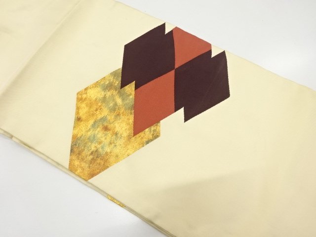 JAPANESE NAGOYA OBI / WOVEN MATSUKAWABISHI